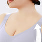 Støttende, sømløs, trådløs plus size-bh til kvinder