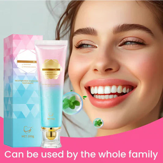 💖Niacinamid-tandpasta til strålende hvide tænder🦷Perlehvide tænder🦷Det nye hemmelige våben til dit smil!
