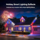 🎅Försäljning inför julen🎁Smart vattentät LED-ljusslinga för inomhus- och utomhusbruk💡