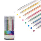 Set med gelpennor med glitter