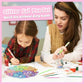 Set med gelpennor med glitter