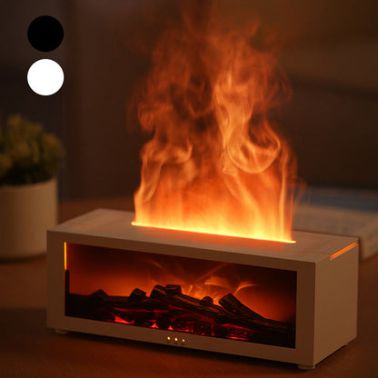 Eldstad Flame Diffuser Luftfuktare med fjärrkontroll
