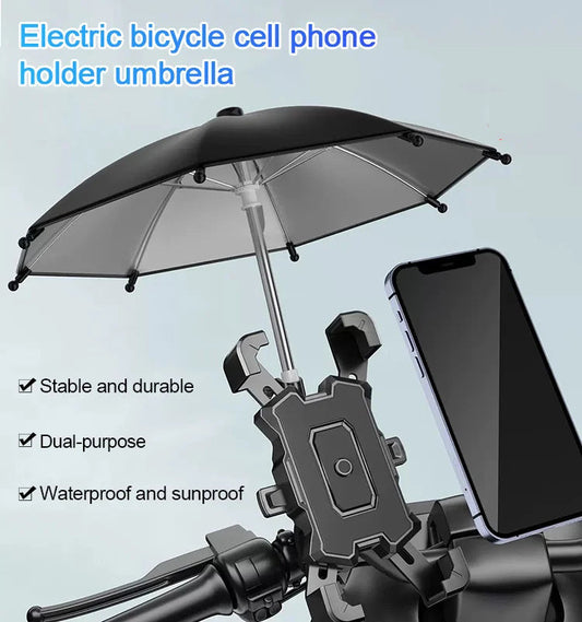 Mobiltelefonhållare för elcykel Paraply