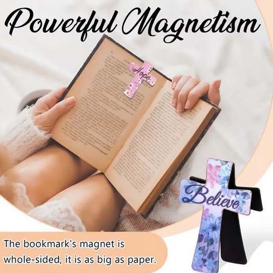 Blomma Magnetiskt Kors Bokmärke