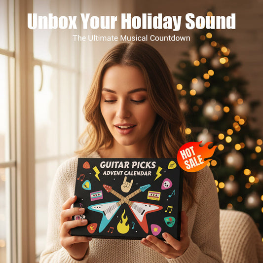 🔥Julrea – upp till 50 % rabatt🎅🎸24-dagars adventskalender med gitarrplektrum🎵