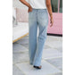 Vintage Jeans med Hög Midja och Raka Ben för Kvinnor