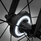 LED-cykellys för nav