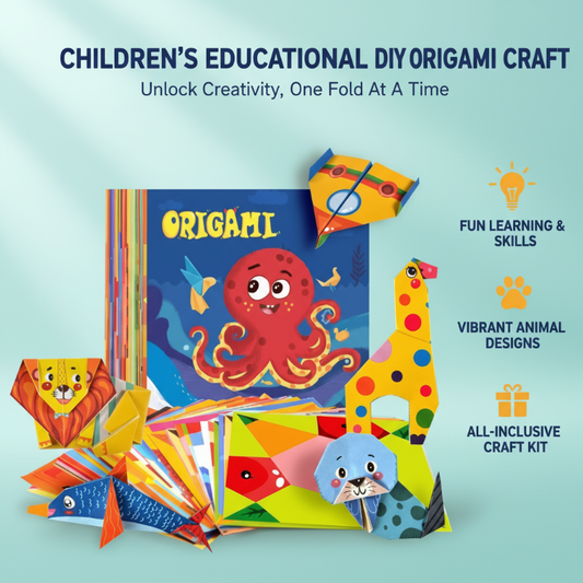 Pedagogiskt DIY-origami för Barn