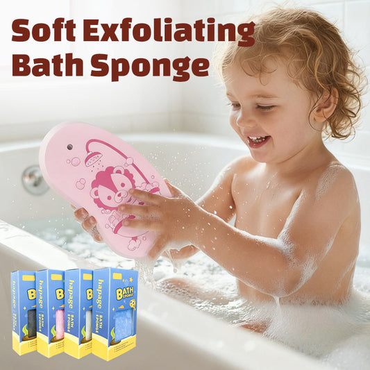 Mjuk exfolierande badsvamp