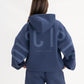 Tjock Oversized Faith Hoodie med Kristet Tryck
