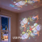 🔥2026 Hetsäljande vara - 60% rabatt✨ Dynamisk roterande LED-projektorlampa