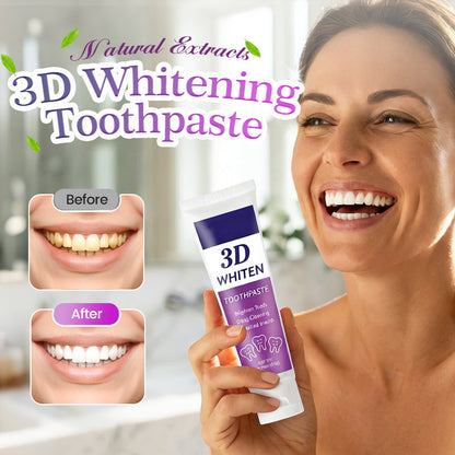 3D Whitening Toothpaste with Natural Extracts