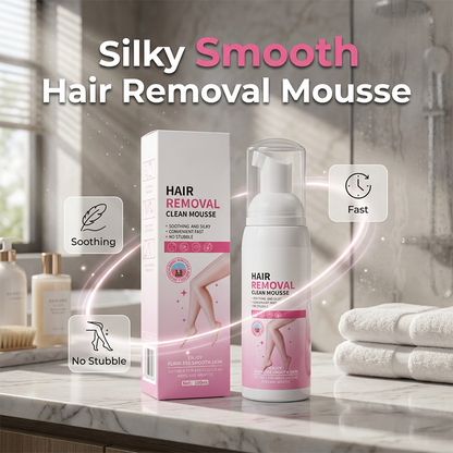 🧴✨ Hårfjerningsmousse med silkeeffekt – hud, der er blød som silke, uden irritation og med et professionelt resultat derhjemme 🛁💖