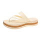 👡 Flip-flops til kvinder med vævet rem og høj sål👣 – polstret, skridsikker og klar til sommeren