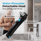 🔥🎁 Nyhed – 50 % RABAT 🔥 Elektrisk rygtrimmer til mænd med 180° foldbart håndtag