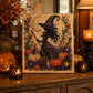 🎃 50 % RABAT NU! Halloween-DIY-sæt med spøgelsesmotiv og perler – komplet sæt med lærred, perler og lim – skab en magisk efterårsdekoration 👻✨