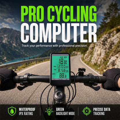Vandtæt cykelcomputer