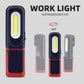 📢 50 % RABAT NU! 🔦 Genopladelig COB LED-arbejdslampe med magnetbase – håndfri belysning