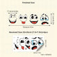 4 ark sjove smiley-ansigt klistermærker