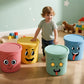 4 ark sjove smiley-ansigt klistermærker