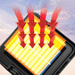 Bærbar solcelledrevet arbejdslampe med 4 lysindstillinger