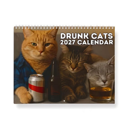 🍺🐱Kalenderen »Drunk Cats 2027«