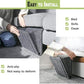 🛏️ 50% RABAT NU! 🛏️ Sengeopbevaringspose med flere rum – blødt filtmateriale, rummelig design & nem installation – perfekt til kollegieværelser, soveværelser og små rum 📚✨