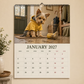 🔥🎁Nyhed 50 % RABAT🔥Vægkalender med Yorkshire Terrier 2027