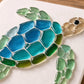 Gør-det-selv-mosaiksæt med havglas og havmotiver