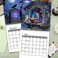🔮🧙‍♀️ Mystisk Hæxekalender 2027 – Magisk & Gotisk Vægkalender for et helt år ✨🌙