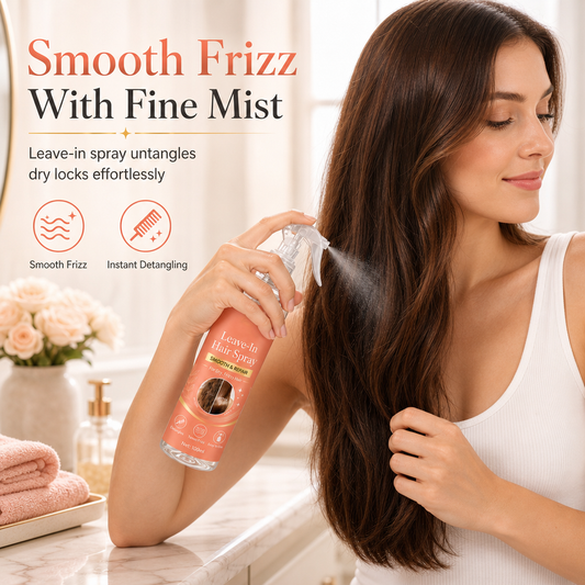 ✨ Leave-in hårspray mod krus – blødere, glattere og mere glansfuldt hår 💆‍♀️
