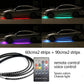 2023 Fleksibelt RGB-vandtæt LED-striplys til bilchassis (4STK)