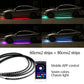 2023 Fleksibelt RGB-vandtæt LED-striplys til bilchassis (4STK)