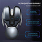 Trådløs ergonomisk metal-mus